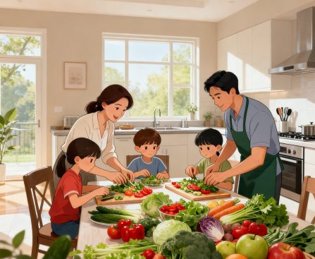 Jak wprowadzić zdrowe nawyki żywieniowe w rodzinie